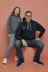 Nike Hettegenser junior gråmelert