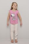 Peanuts Snoopy Pyjamas rød-rosa