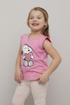 Peanuts Snoopy Pyjamas rød-rosa