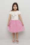 Peanuts Snoopy kjole rosa