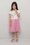 Peanuts Snoopy kjole rosa