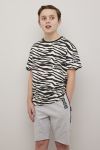 T-skjorte marine-offwhite