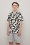 T-skjorte marine-offwhite