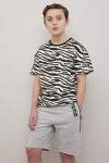 T-skjorte marine-offwhite