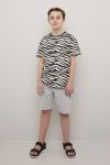 T-skjorte marine-offwhite