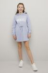 Sweatshirt kjole lilla