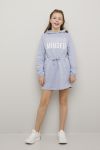 Sweatshirt kjole lilla