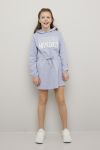 Sweatshirt kjole lilla
