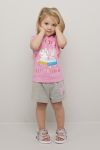 Peppa Gris Shorts gråmelert