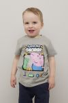 Peppa Gris Georg Gris t-skjorte gråmelert