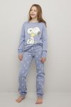 Peanuts Pyjamassett Snoopy blå