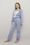 Peanuts Pyjamassett Snoopy blå