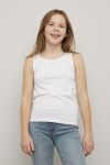 Enkel Singlet hvit