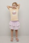 Kids Clothing Skjørt rutet lavendel