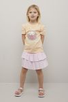Kids Clothing Skjørt rutet lavendel