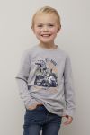 Kids Clothing Langermet dinosaur t-skjorte gråmelert