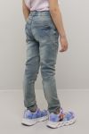 Run Silje Jeans leggings vasket denim