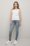 Run Silje Jeans leggings vasket denim