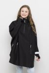 Vestland poncho til barn Sort