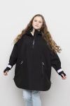 Vestland poncho til barn Sort