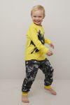 Batman pyjamas set sort-gul