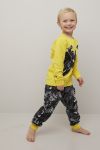Batman pyjamas set sort-gul