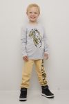 Kids Clothing Didrik langermet t-skjorte gråmelert