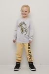 Kids Clothing Didrik langermet t-skjorte gråmelert.