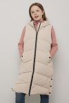 Lang vest beige.