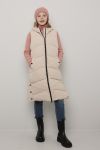 Lang vest beige.
