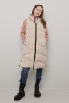 Lang vest beige.
