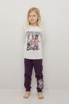 Barbie Pyjamas sett grå.