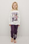 Barbie Pyjamas sett grå.