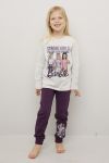 Barbie Pyjamas sett grå.