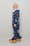 Ugly Snowflake jumpsuit til barn blå.