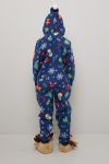Ugly Snowflake jumpsuit til barn blå.