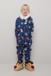 Ugly Snowflake jumpsuit til barn blå.