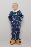 Ugly Snowflake jumpsuit til barn blå.
