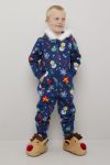 Ugly Snowflake jumpsuit til barn blå.