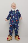 Ugly Snowflake jumpsuit til barn blå.