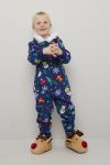 Ugly Snowflake jumpsuit til barn blå.