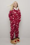 Ugly Snowflake jumpsuit til barn plomme.