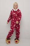 Ugly Snowflake jumpsuit til barn plomme.