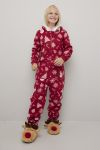Ugly Snowflake jumpsuit til barn plomme.