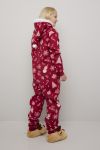 Ugly Snowflake jumpsuit til barn plomme.