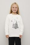 Christmas Sparkle christmas tree genser til barn offwhite.