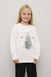 Christmas Sparkle christmas tree genser til barn offwhite.