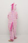 Enhjørning jumpsuit rosa.