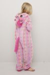 Enhjørning jumpsuit rosa.