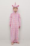 Enhjørning jumpsuit rosa.